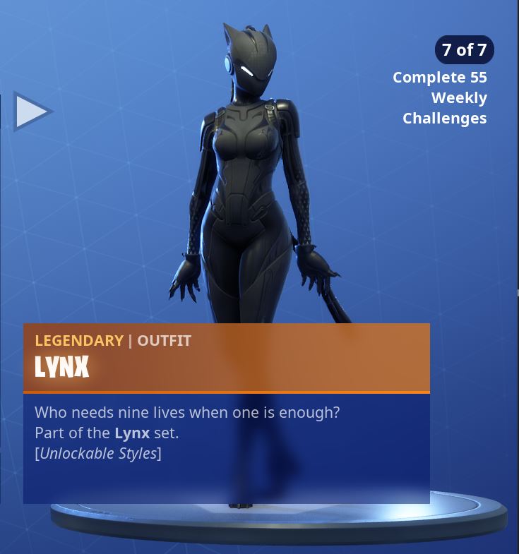 Lynx Stage 7 of 7