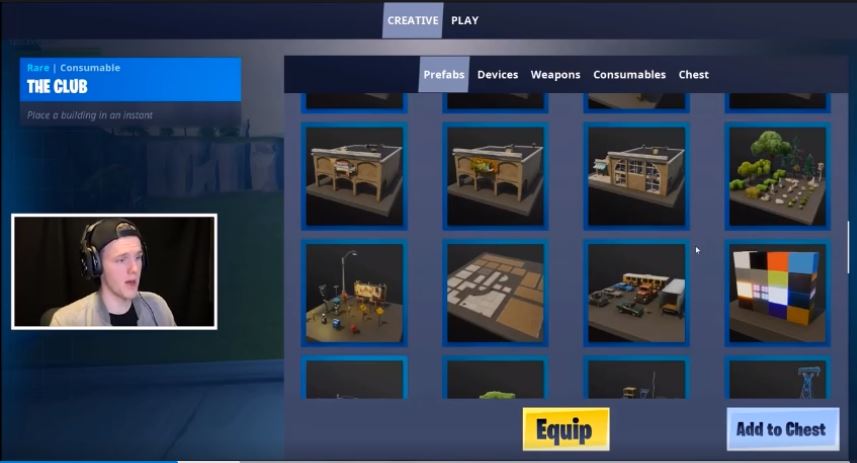 Options in the Menu