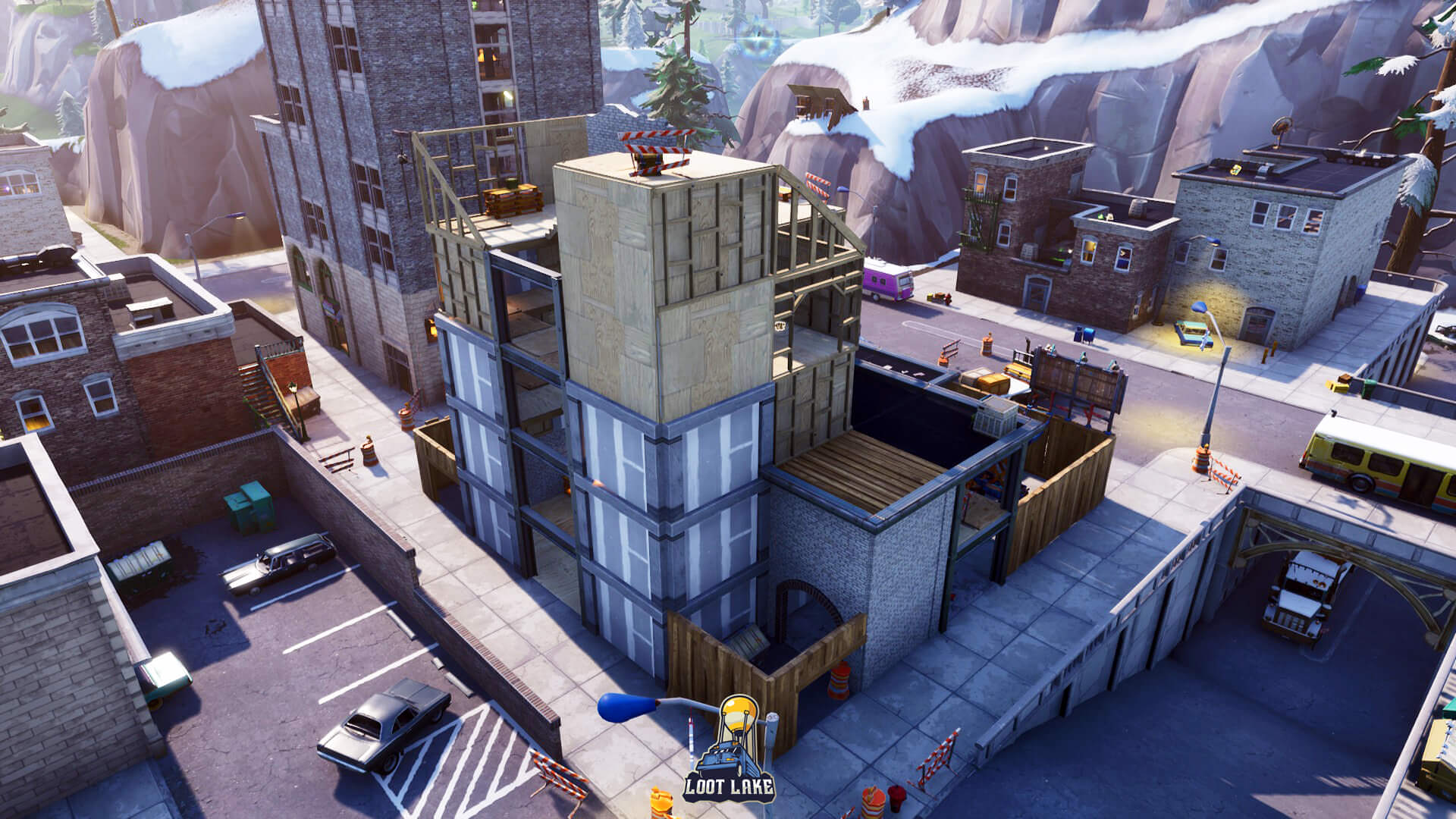 Titled Towers Reconstruction