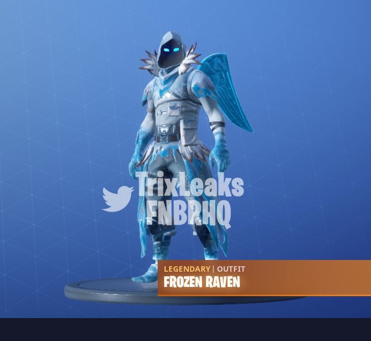 Winter themed Raven Skin