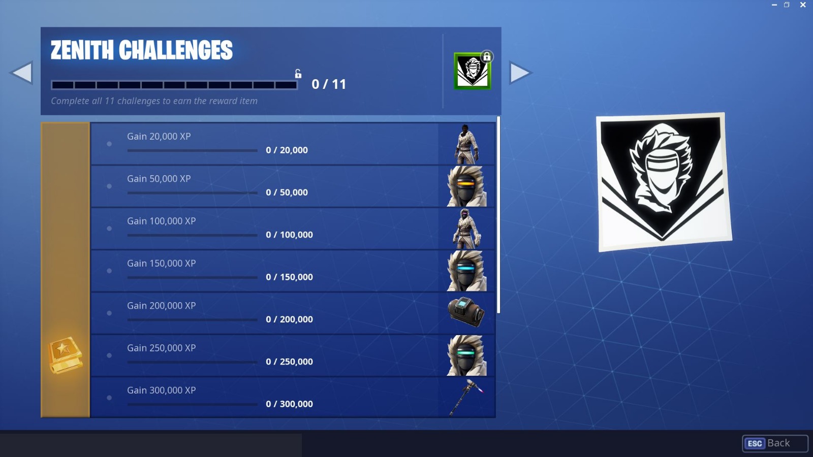 Fortnite Season 7 - Zenith Challenges