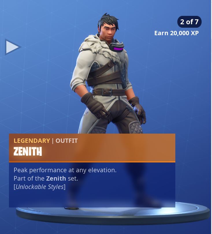 Zenith Stage 2 of 7