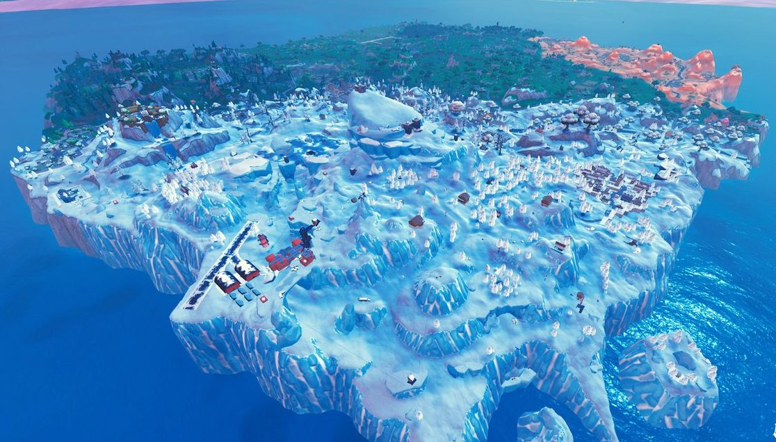 Fortnite Season 7 Map Changes - Snow Biome