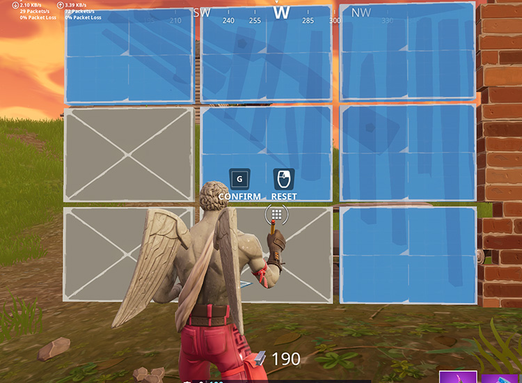 Fortnite Wall Placement adjustments