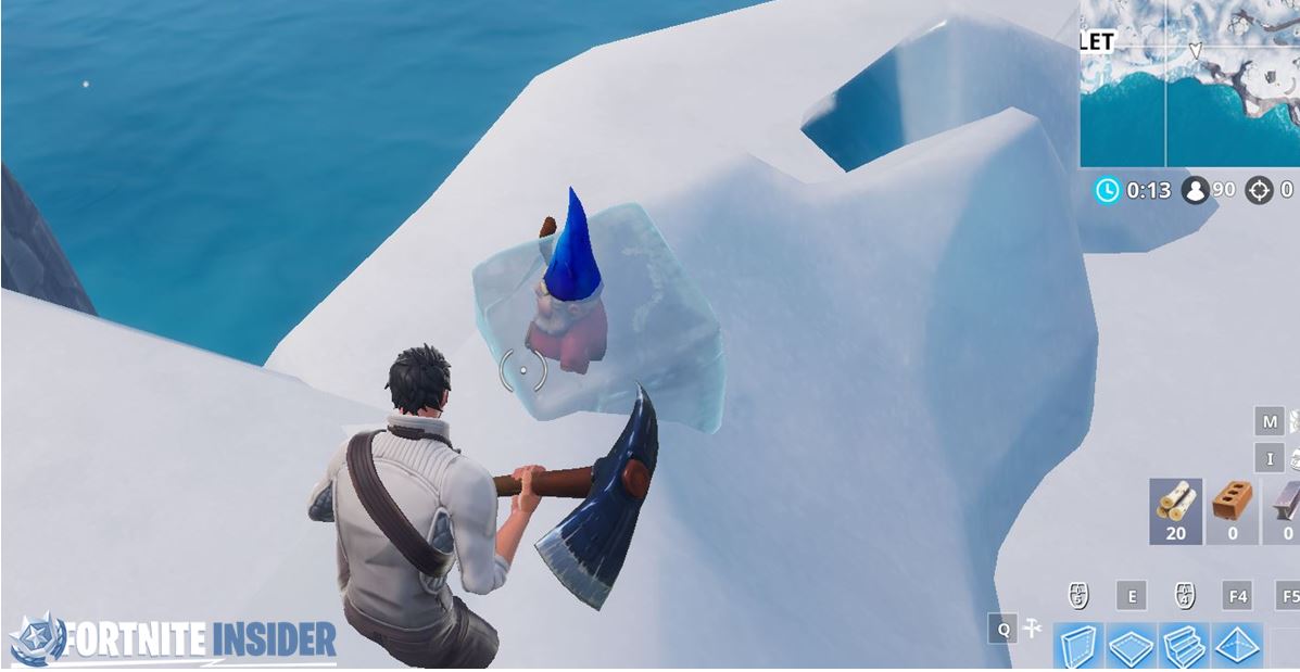 Fortnite Chilly Gnome - East of Happy Hamlet