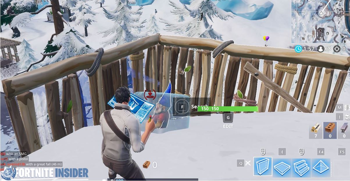 Fortnite Chilly Gnome - South of Shifty Shafts
