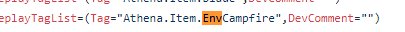 Environmental campfires in Fortnite files
