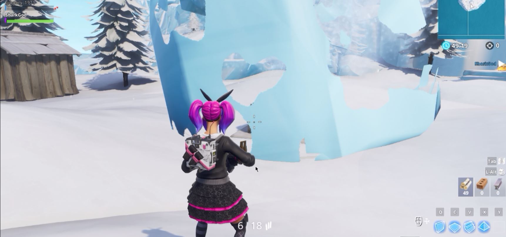 Fortnite Ice Destruction