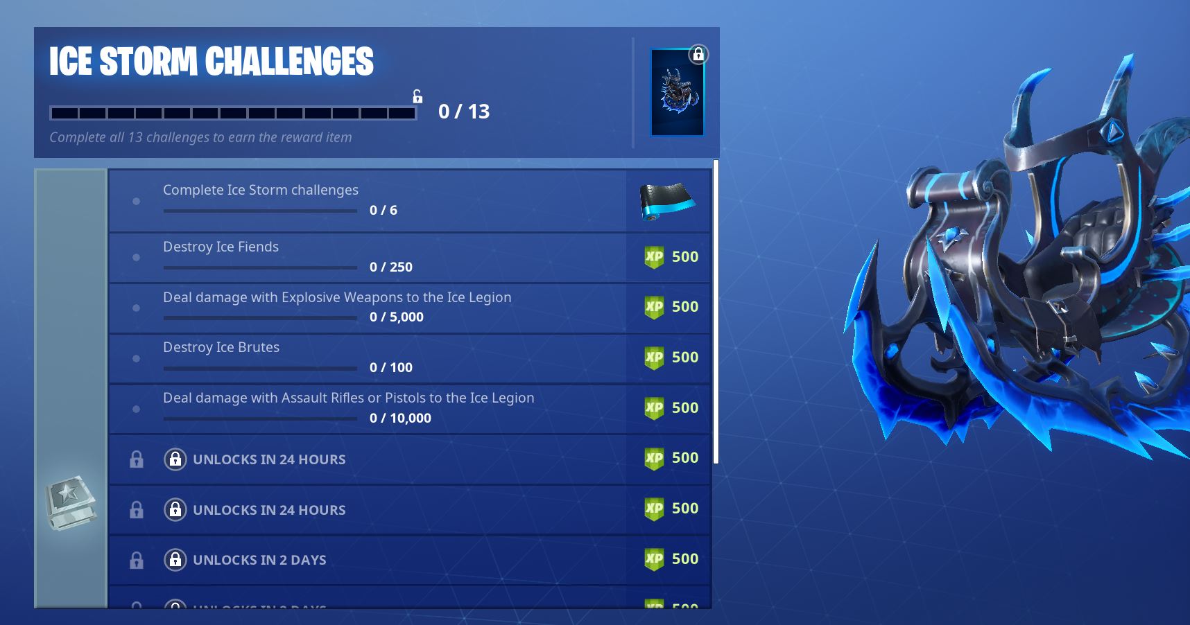 Fortnite Ice Storm Challenges - Day 2
