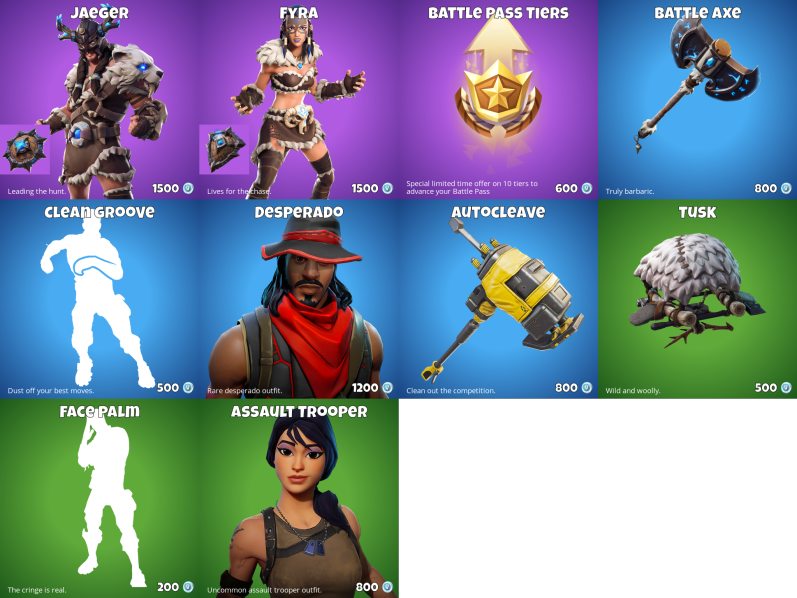 Fortnite Item Shop 18th January