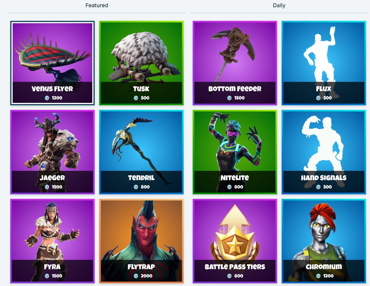 Fortnite Item Shop 19th January