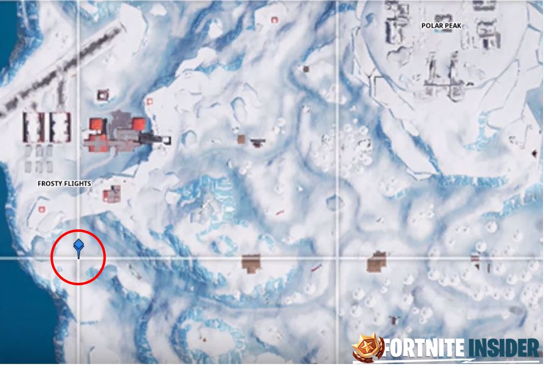 Fortnite Snowfall Week 8 Hidden Banner Location