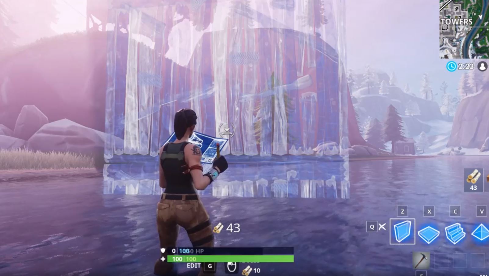 Fortnite Wall Placemnet After the v7.20 update