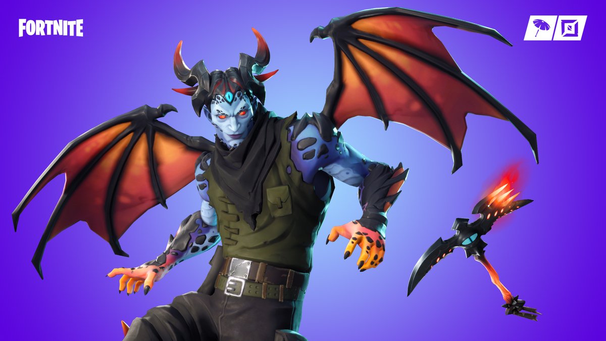 Malcore Fortnite skin and Evil Eye Pickaxe