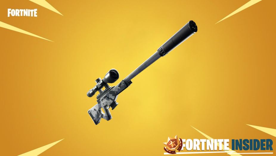Suppressed Sniper Rifle in Fortnite