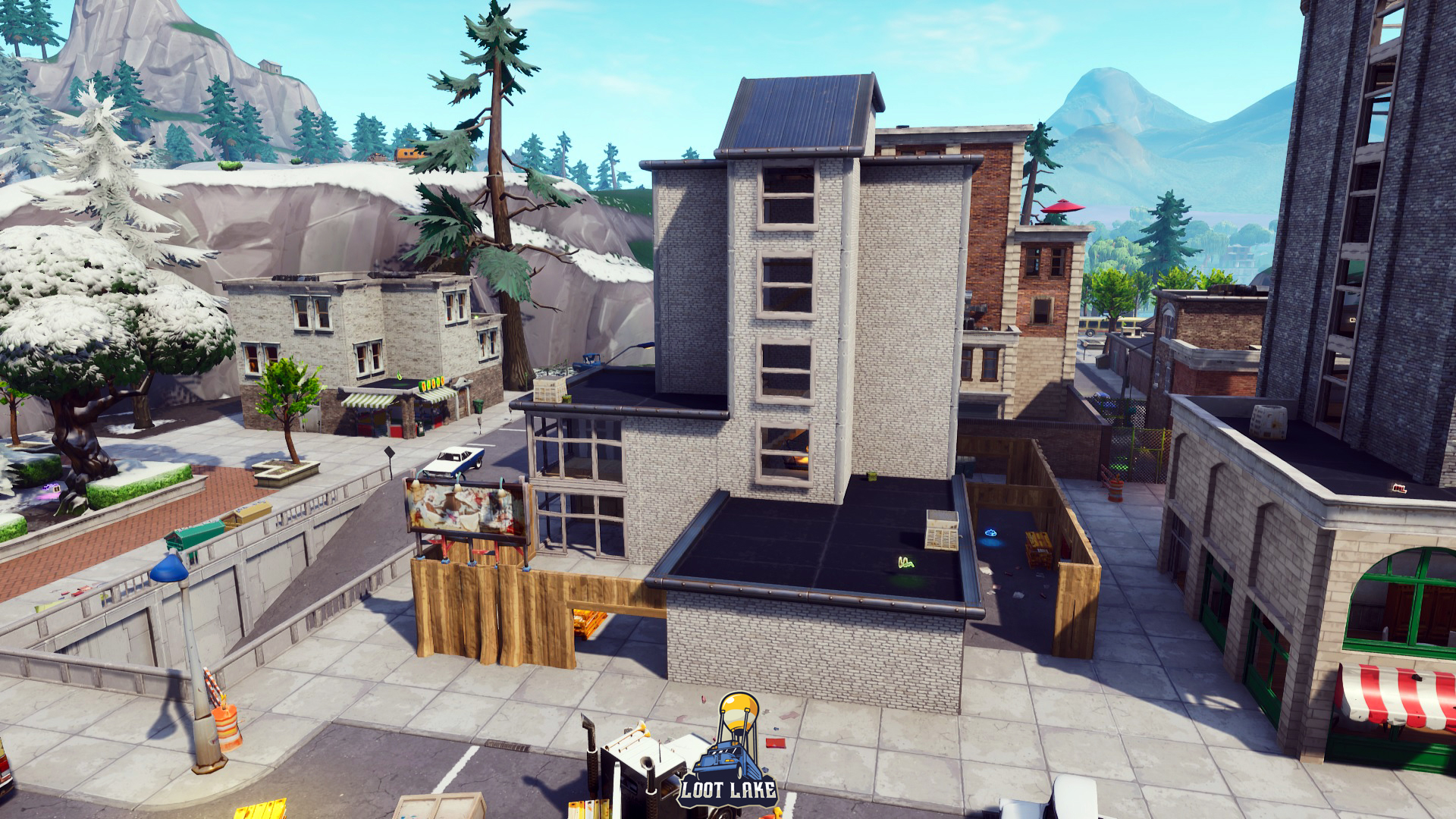Titled Towers Reconstructed Building