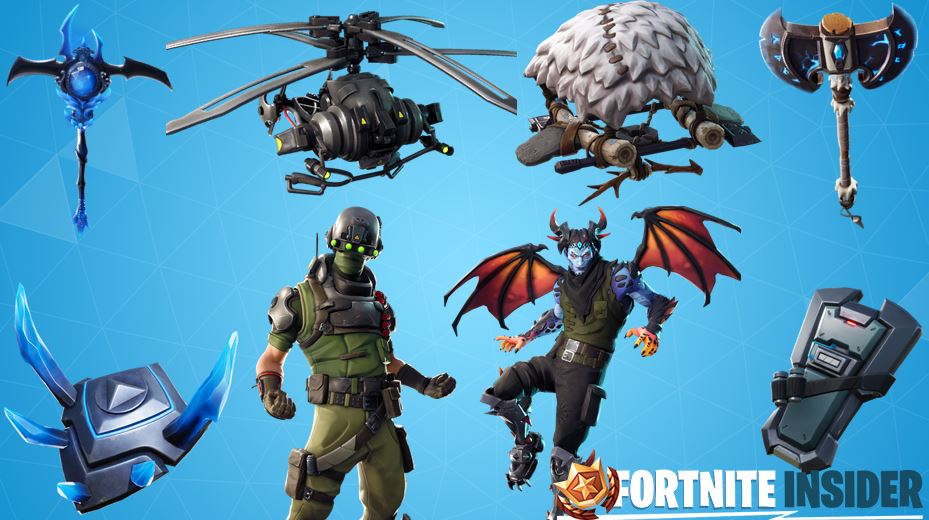 v.20 leaked fortnite skins and cosmetics names and rarities