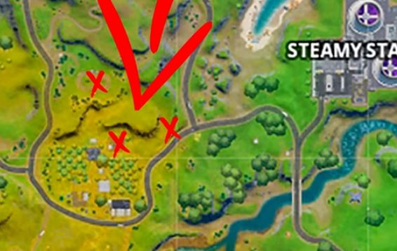 Fortnite Hidden Gnome Race Track Cabbage patch Farm Sign Locations
