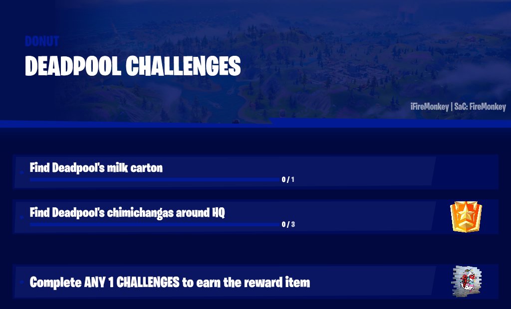 Deadpool Week 2 Fortnite Challenges
