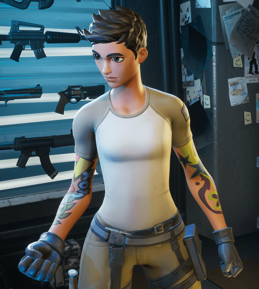 Fortnite Maya Tattoo Option 2 - Psychedelic