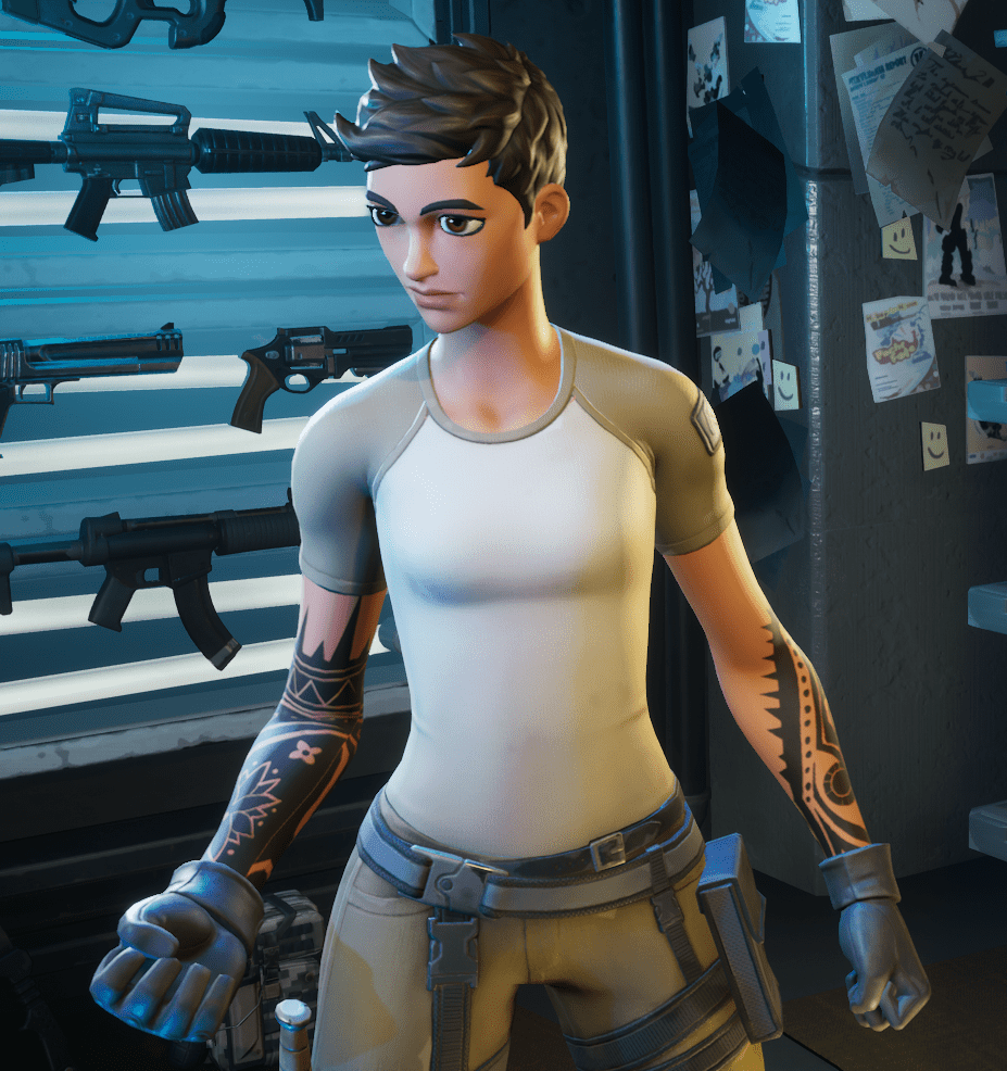Fortnite Maya Tattoo Option 4 - Flower