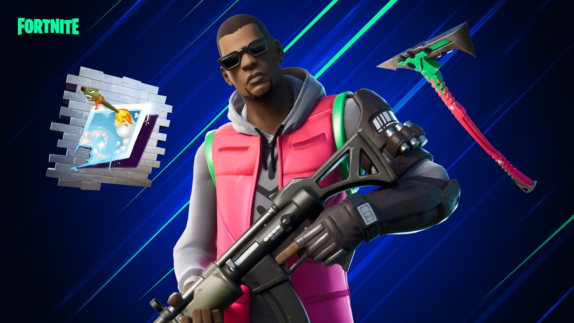 Fortnite PS4 Celebration Cup - Free Tango Ski, Pickaxe and Spray