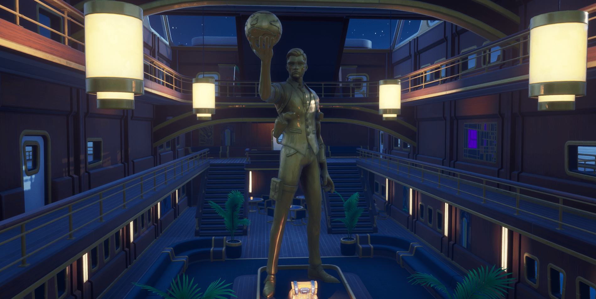 Fortnite v12.00 Map Changes - Inside The Yacht
