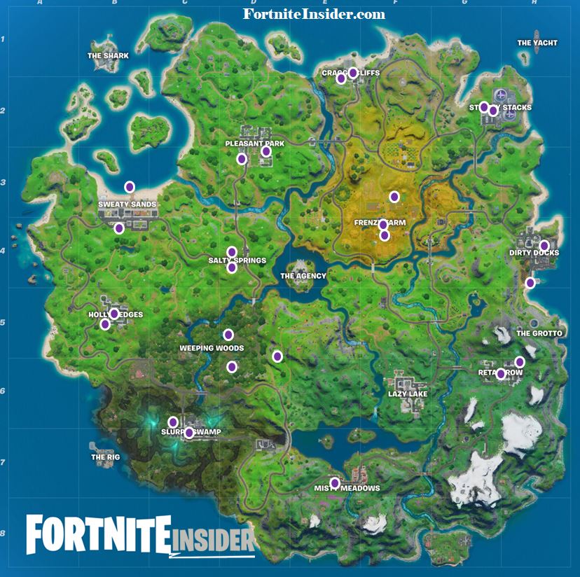 All Fortnite Shadow and Ghost Recruitment Posters Map Locations