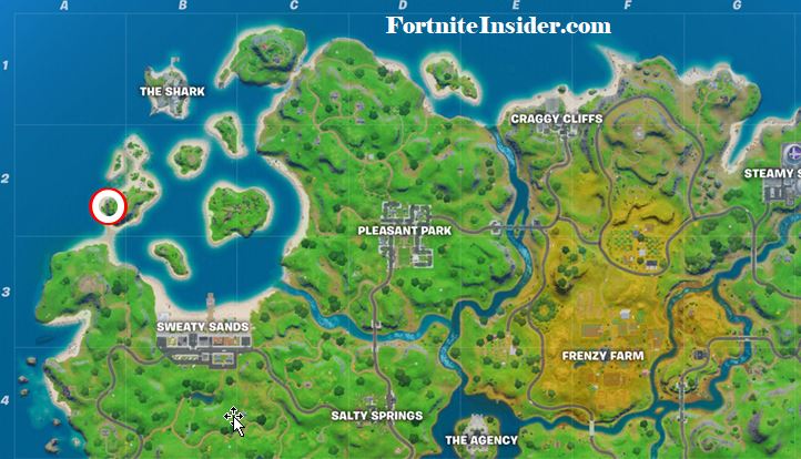 Coral Cove Fortnite Location