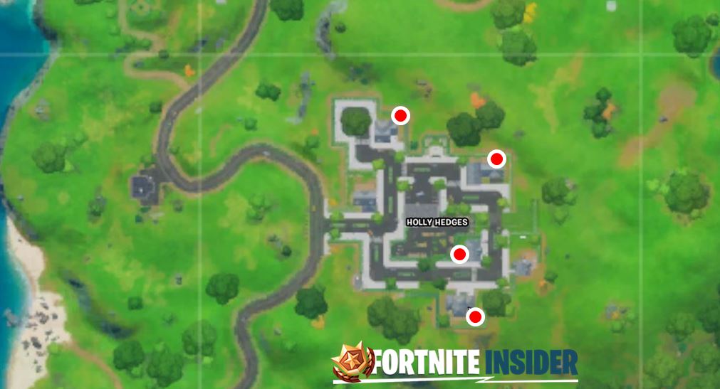 Dog House Locations Fortnite Map