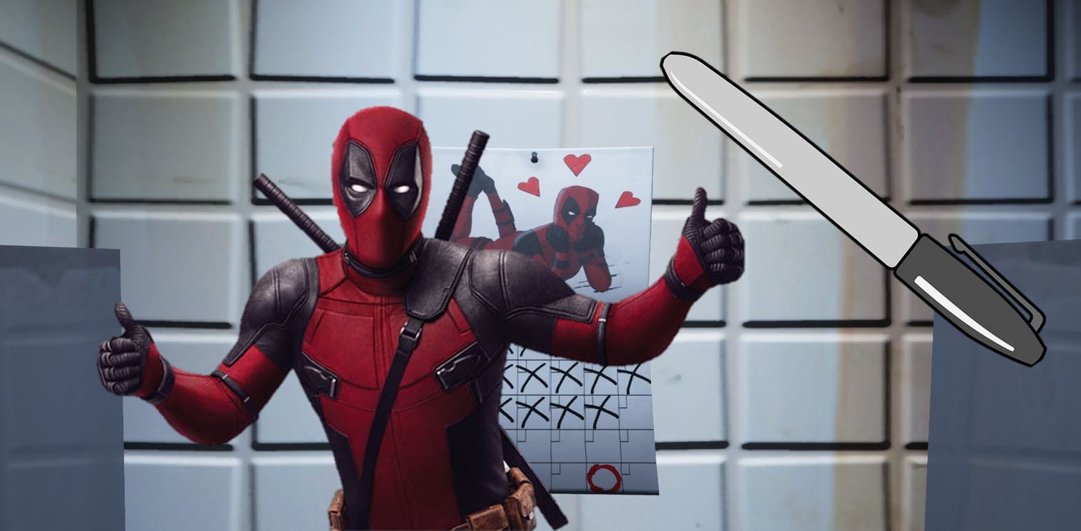 Find Deadpools Big Black Marker Fortnite
