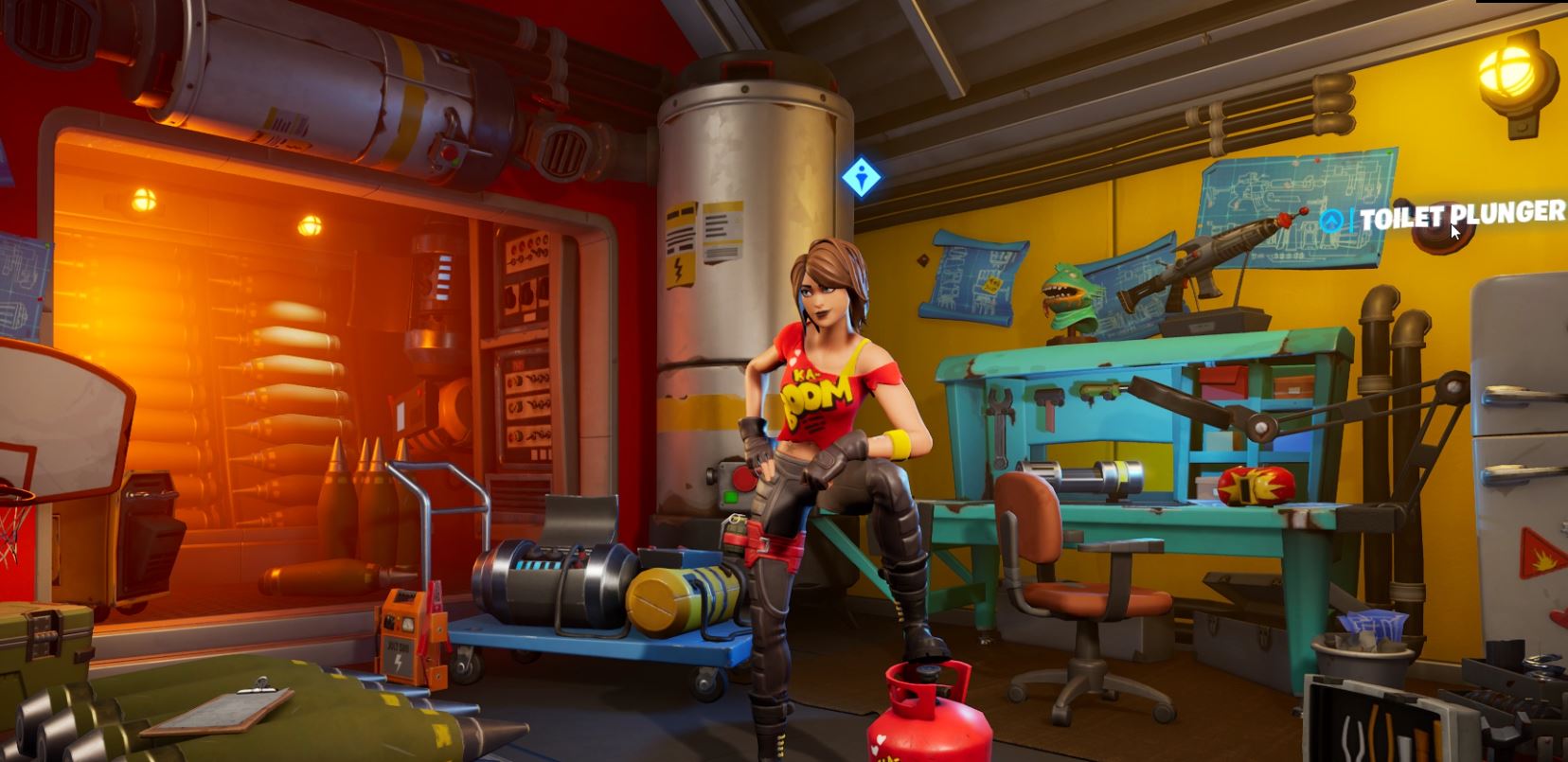 Find Deadpools Toilet Plunger Fortnite Location
