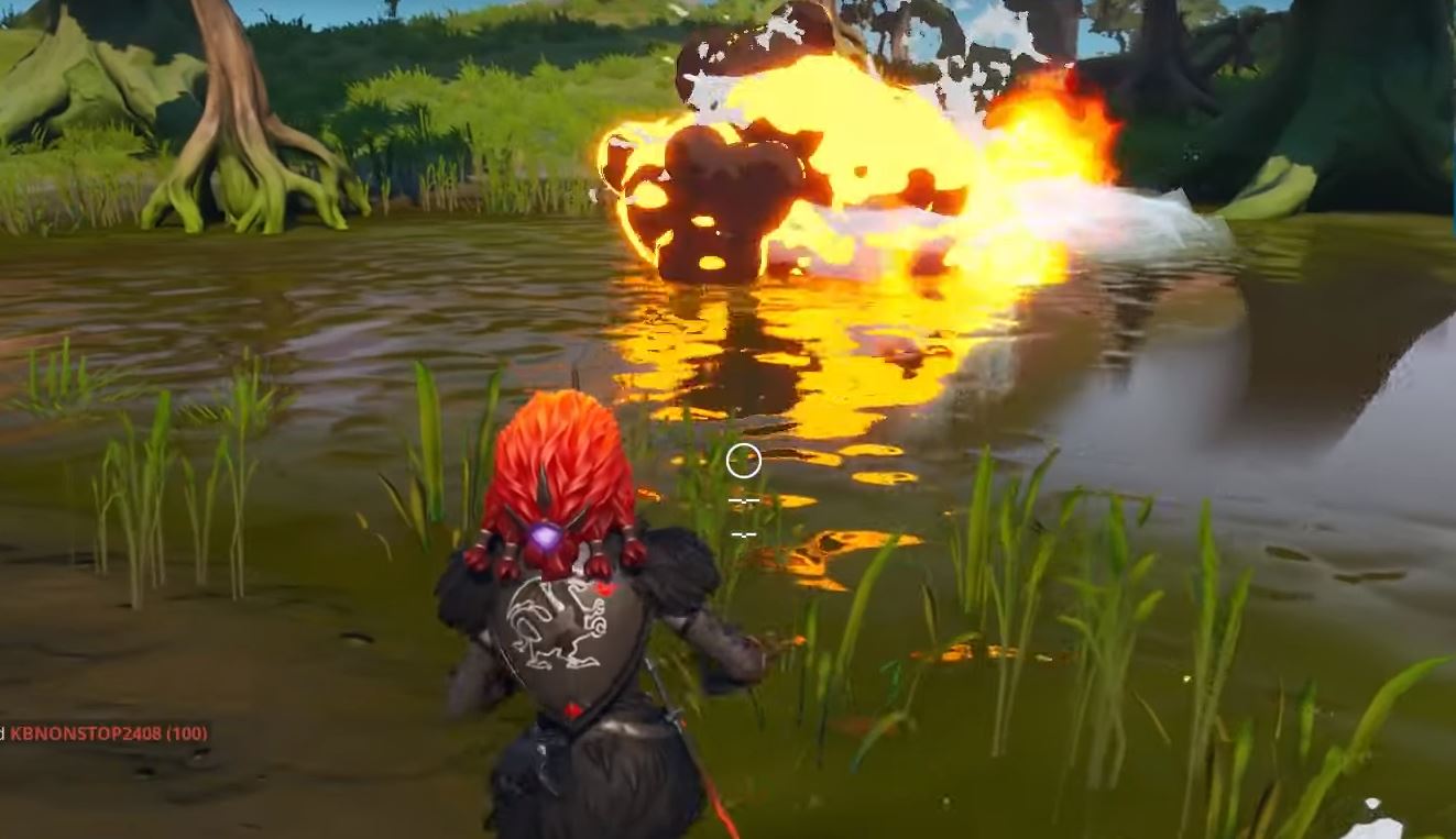 Fish with explosives