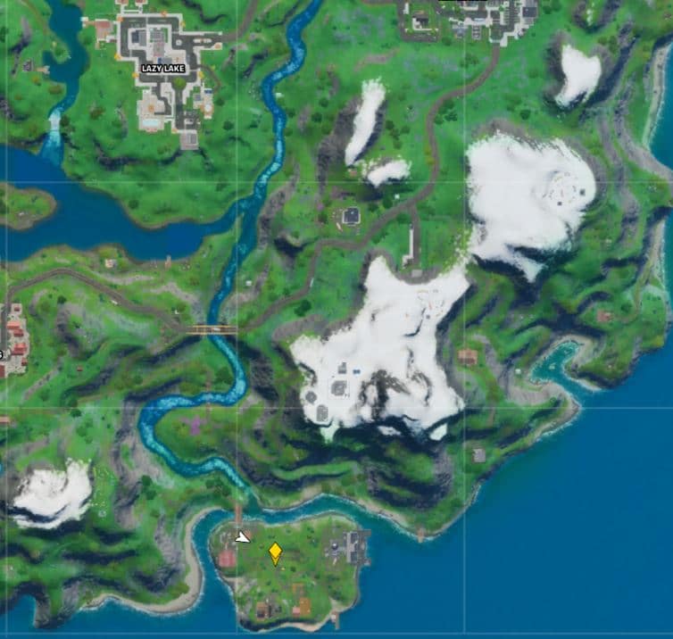 Fortnite Camp Cod Map Location