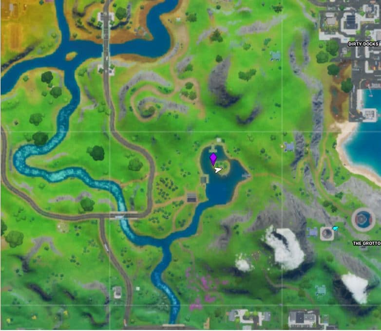 Fortnite Lake Canoe Map Location