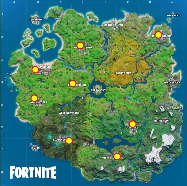 Fortnite TNTina Ghost Style - Shadow Dropboxes Map Location