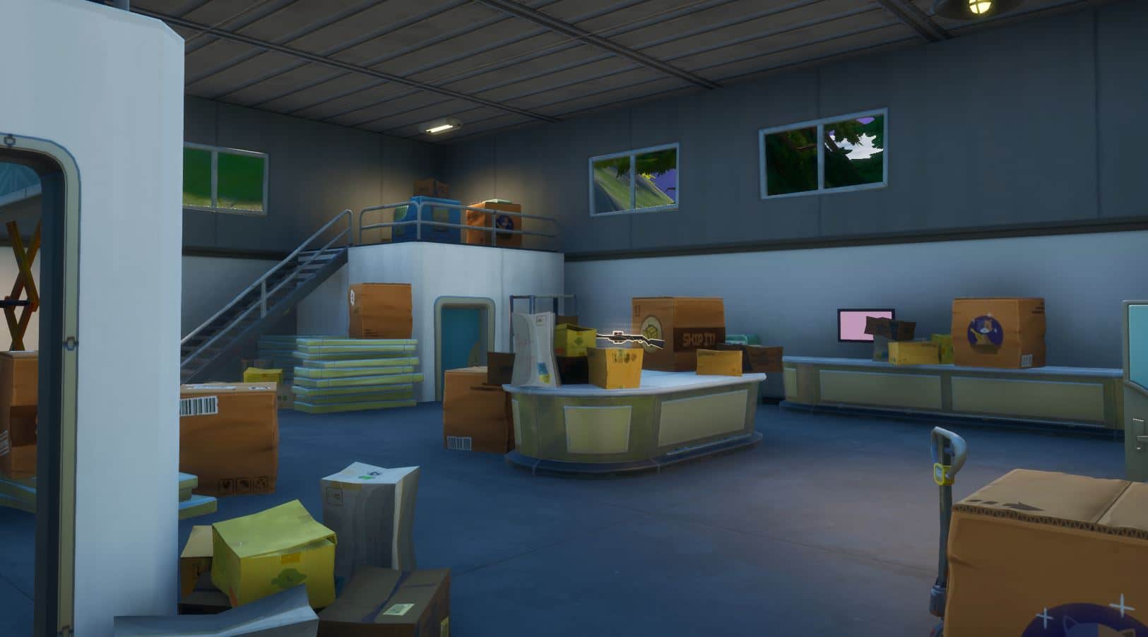 Box Factory Fortnite Location – Where to hide in a creepin’ cardboard at the Box Factory