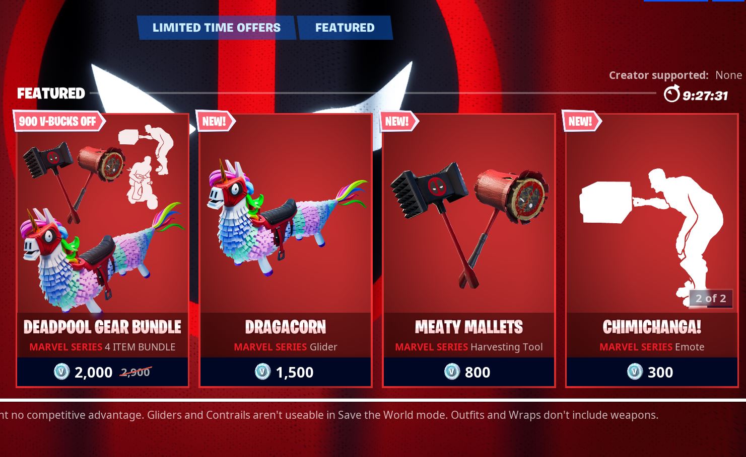 Deadpool Fortnite Item Shop