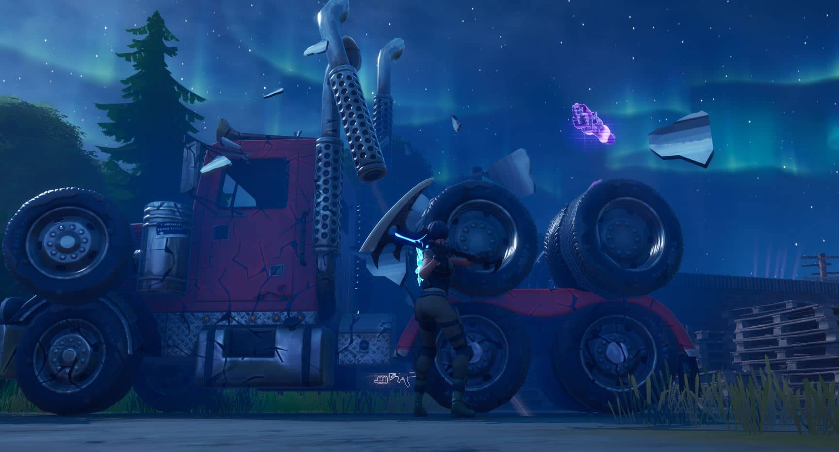 Fortnite Easy Guide - Quickest Way to Collect 75 of Each Material Within 60 Seconds After Landing From the Battle Bus