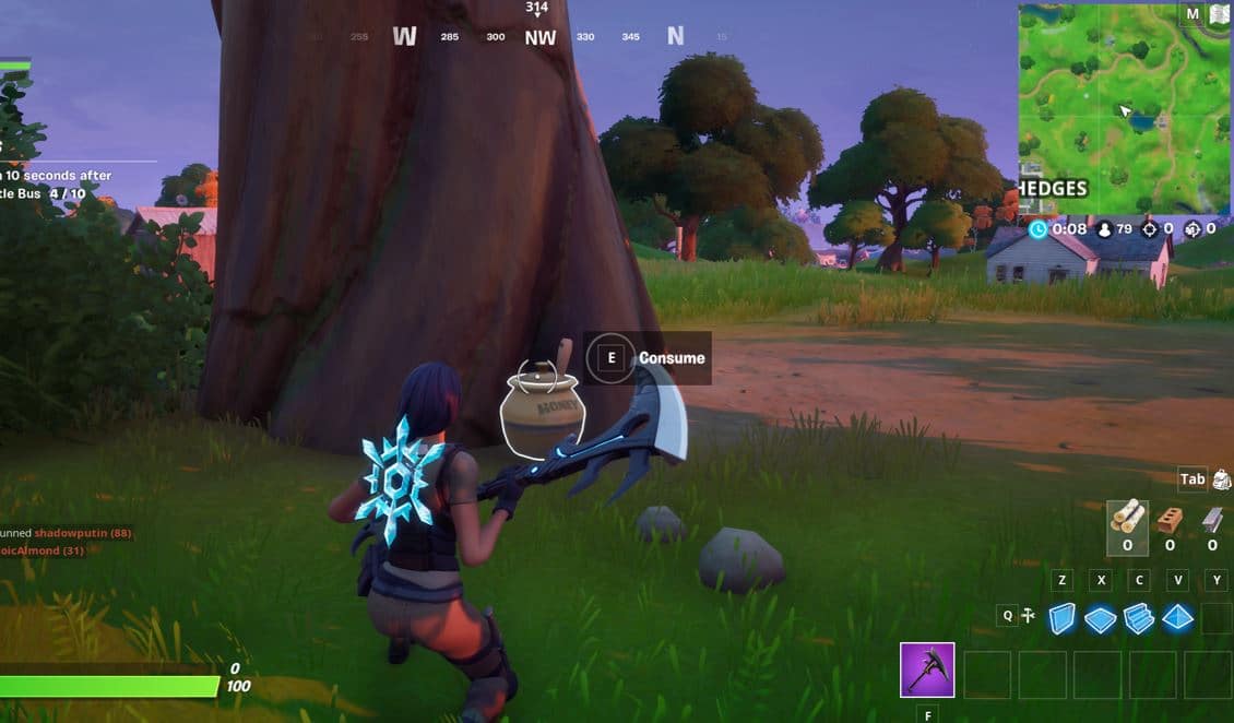 Fortnite Honey Pot Location - Northeast of Holly Hedges