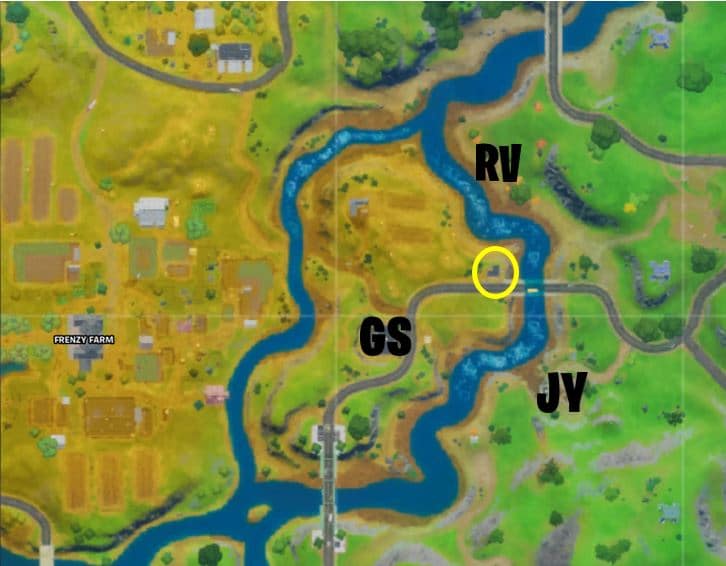 Fortnite Midas's Golden Llama Map Location