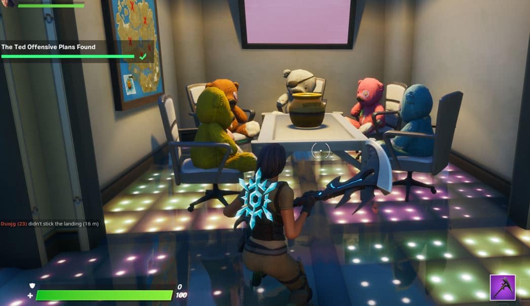 Fortnite The Ted Offensive Plans Found