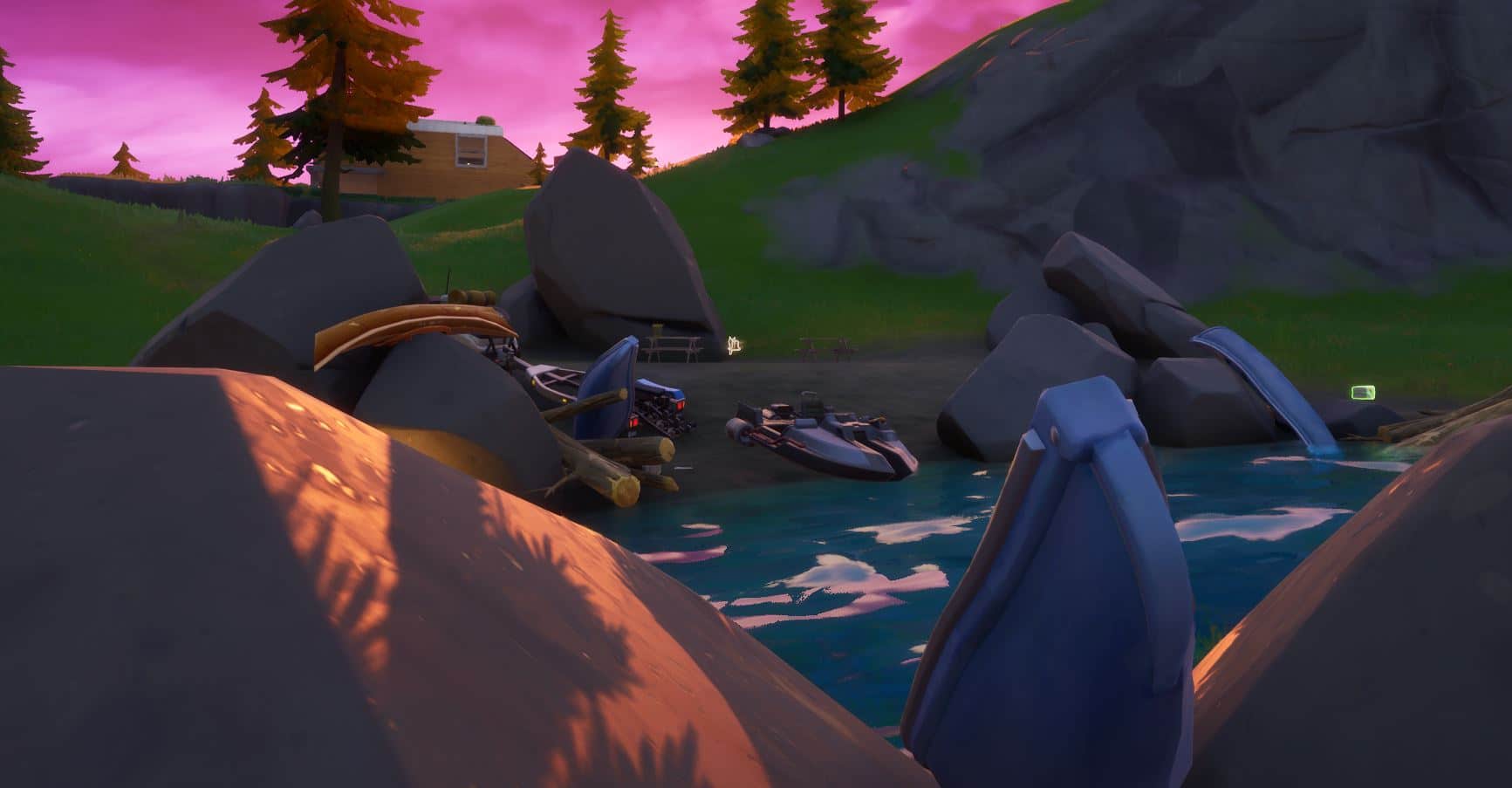 Where to visit The Shark, Rapid’s Rest, and Gorgeous Gorge Fortnite Locations