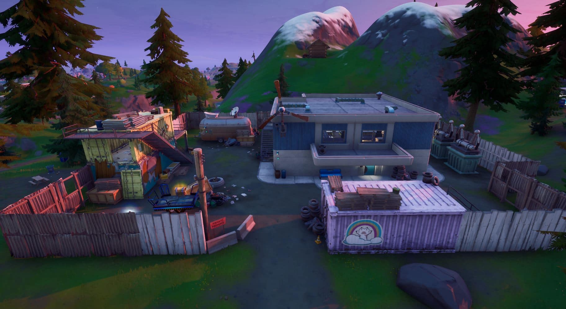 Fortnite Chapter 2, Season 3 v13.00 Map Changes - Catty Corner