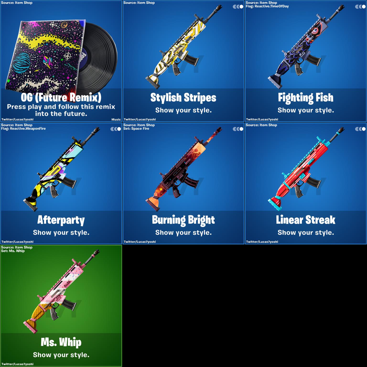 Fortnite Leaked Wraps Found in v13.20