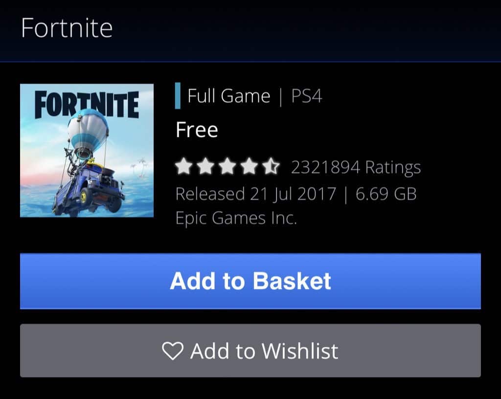 Fortnite PS4 Leaked Icon