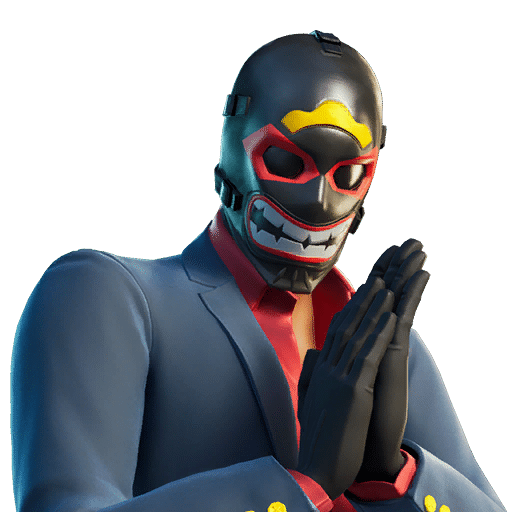 Heist black and red island skin style