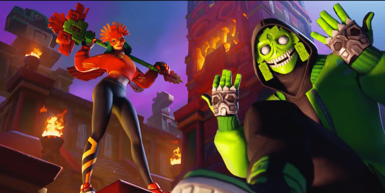 New v13.20 Fortnite Mezmer, Sunbird, Heist, Bushranger & Sledge Skin Styles Leaked