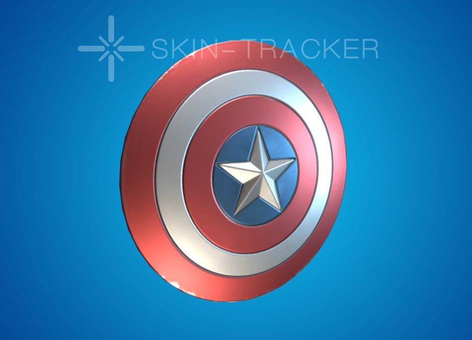 Captain America's Shield Back Bling Pickaxe