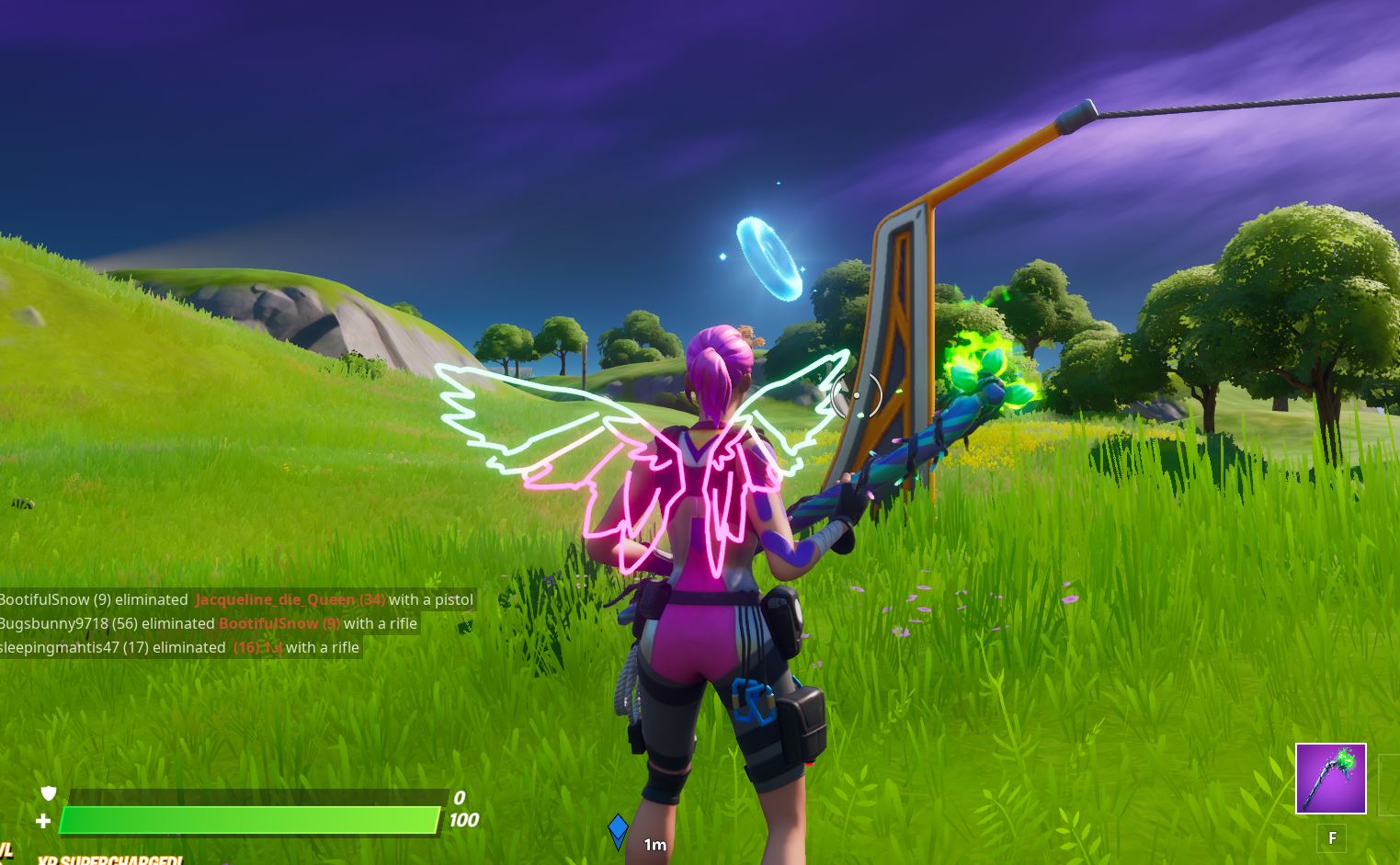 Fortnite Pleasant Park Floating Rings: Collect Floating Rings at Pleasant Park